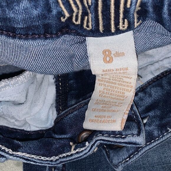 Justice Jeans size 8 slim - Picture 4 of 8